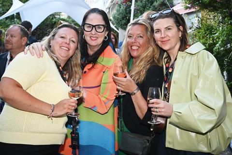 Patricia Rybarczyk, Three Wise Monkeys; Cheryl Conway, Screen Scotland; Julia Savage, Entertainment Marketing Group; Elizabeth Thomas, actress